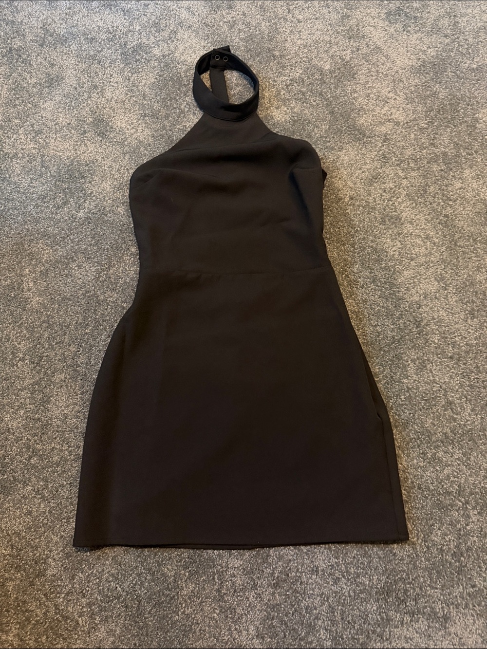 Glamorous Black One-Shoulder Mini Dress
